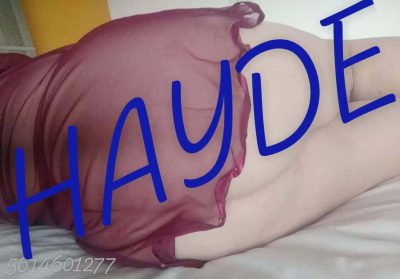 haydee en lenceria