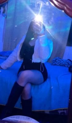 foto de michel en vestido